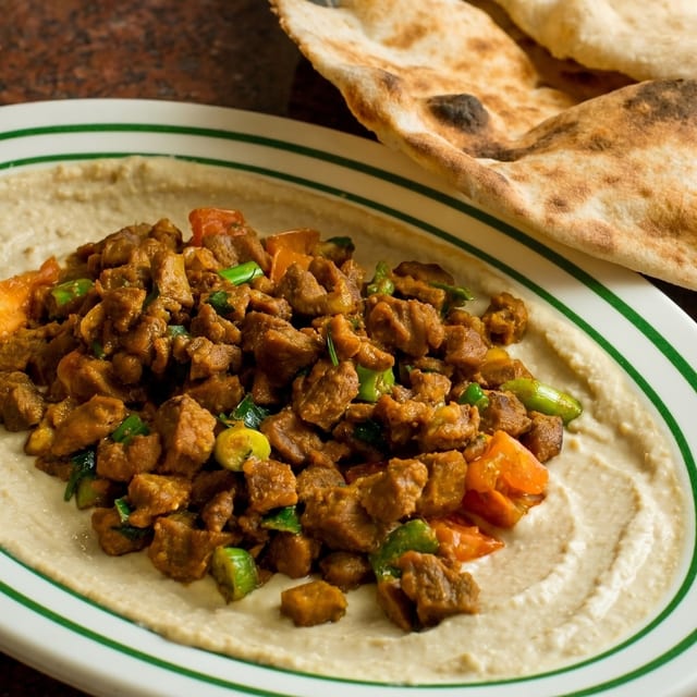 Hummus with Chicken.